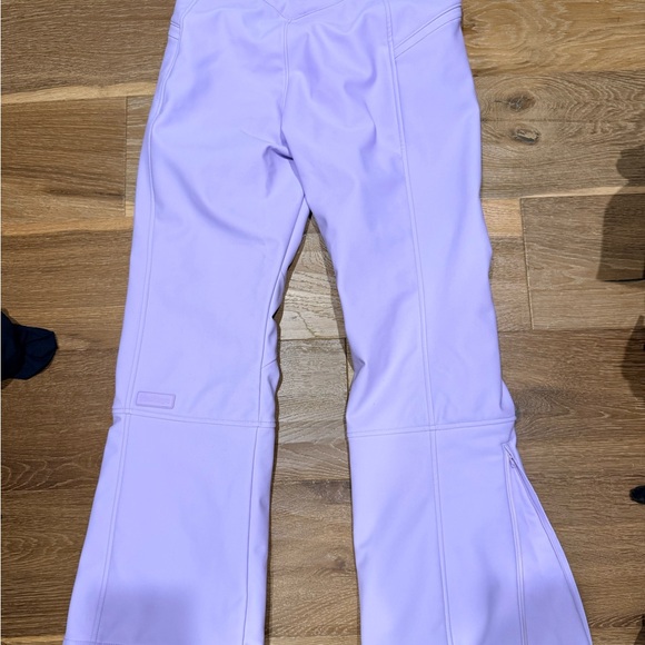 Lavender Boot Cut Flare Ski Pants - Picture 3 of 6